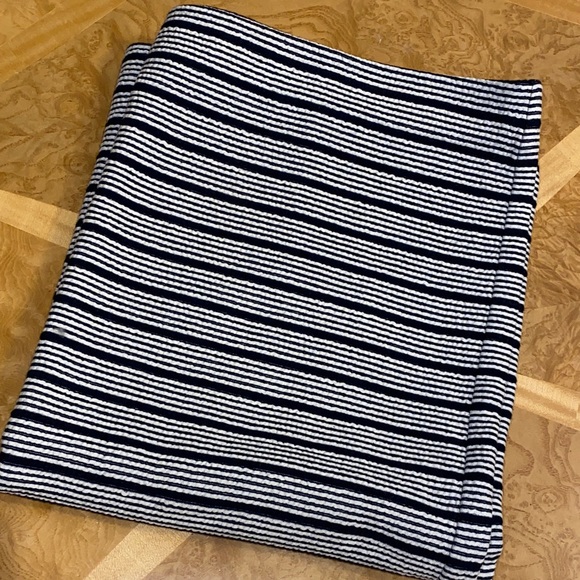 LOFT Black & White Striped Pencil Skirt Size XLT Tall - Picture 9 of 9